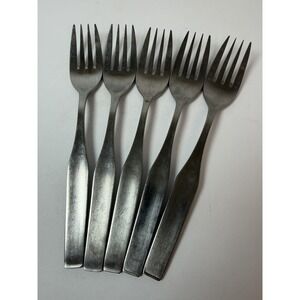 WMF Cromargan Form Stainless Salad Fork Lot Of‎ 5 Replacements